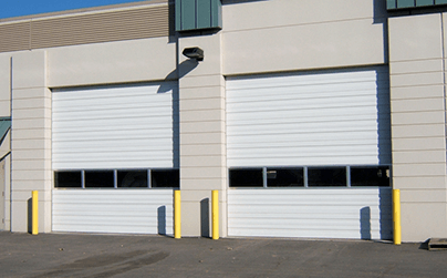 Ribbed Panel Commercial Garage Door